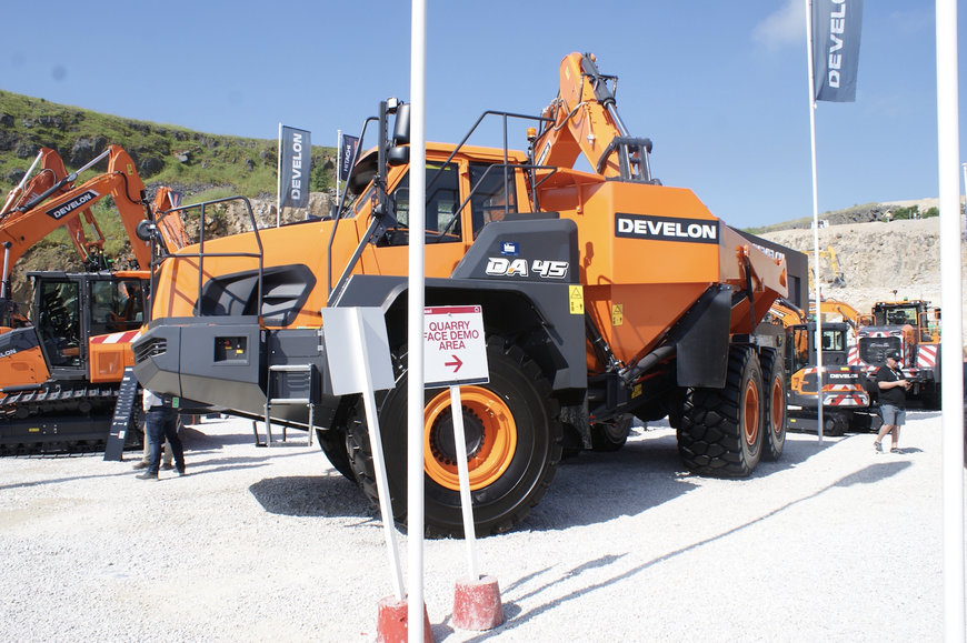 Develon Quarry and Construction Range Excels at Hillhead 2024